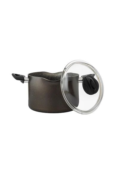TVS TVS Italian Granite Pasta Pot with High Quality Glass Lid