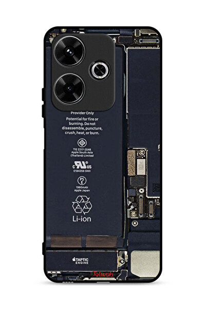 Tolwak غطاء حماية لهاتف Xiaomi Redmi 13 4G بنمط دائرة الهاتف