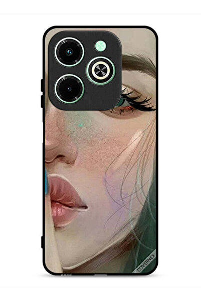 Covernex غطاء حماية لهاتف Infinix Hot 40i 4G، ششش، إنها حزينة