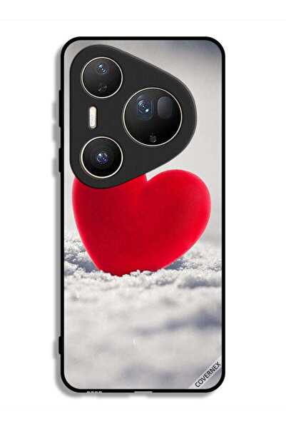 Covernex غطاء حماية فائق من هواوي بيورا 80 بتصميم قلب أحمر جميل
