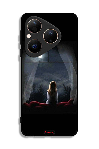 Tolwak غطاء حماية لهاتف هواوي بيورا 80 - خيالات ليلية