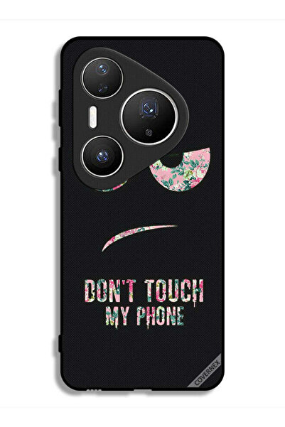 Covernex غطاء حماية لهاتف هواوي بيورا 80 برو بلس - لا تلمس هاتفي - زهري