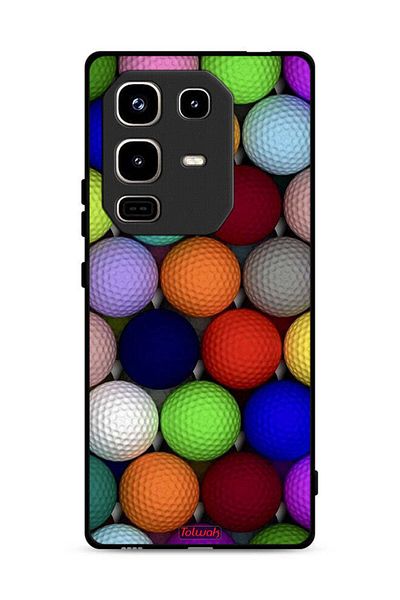 Tolwak Infinix Note 50 Pro 4G Protective Case Cover Balls Abstract Art