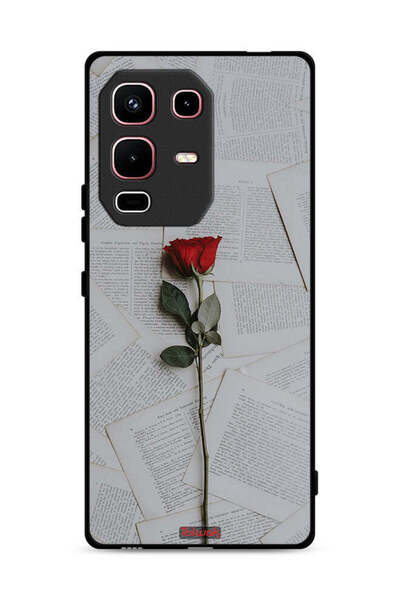 Tolwak غطاء حماية لهاتف إنفينيكس نوت 50s وردي على ورق