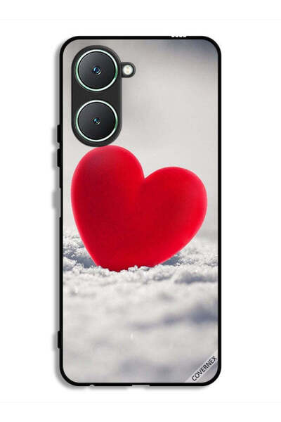 Covernex غطاء حماية لهاتف Vivo Y18i 4G بتصميم قلب أحمر جميل