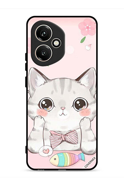 Covernex غطاء حماية لهاتف Honor 400 بتصميم سمكة القط