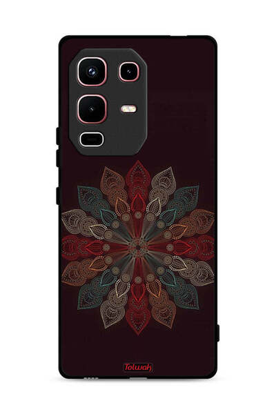 Tolwak غطاء حماية لهاتف Infinix Note 50s بنقشة زهرة الماندالا