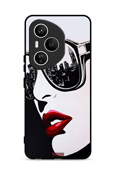 Tolwak غطاء حماية لهاتف Honor 400 Pro برسومات فنية تجريدية لوجه فتاة