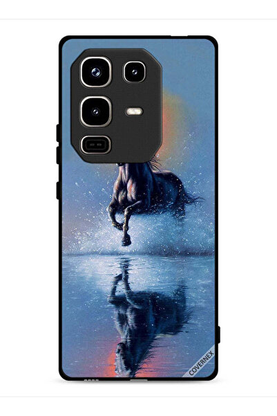 Covernex غطاء حماية لهاتف Infinix Note 50 Pro 4G برسم حصان يركض في الماء