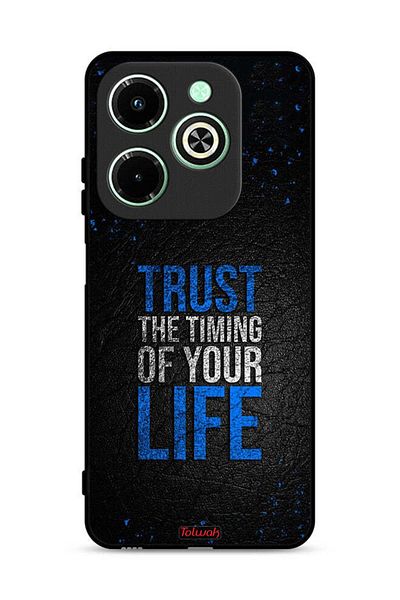 Tolwak Infinix Hot 40i 4G Protective Case Cover Trust The Timing Of Your Life