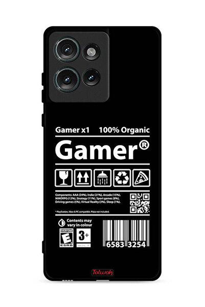 Tolwak غطاء حماية وملصق لألعاب موتورولا إيدج 50