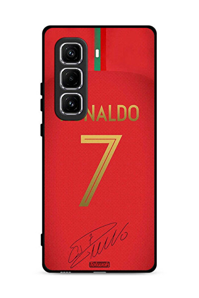 Tolwak غطاء حماية لهاتف Infinix Hot 50 Pro 4G بتصميم رونالدو 7