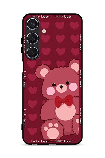 Tolwak غطاء حماية لهاتف Samsung Galaxy A26 بتصميم الدب المحظوظ