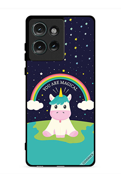 Covernex غطاء حماية لهاتف موتورولا إيدج 50 بتصميم وحيد القرن السحري