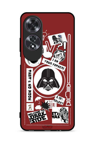 Tolwak غطاء حماية Oppo A60 - ملصق Welcome To The Dark Side