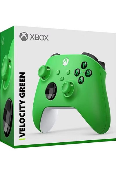 MICROSOFT Xbox Wireless Controller – Velocity Green for Xbox Series X|S, Xbox One, Windows 10, Android & iOS