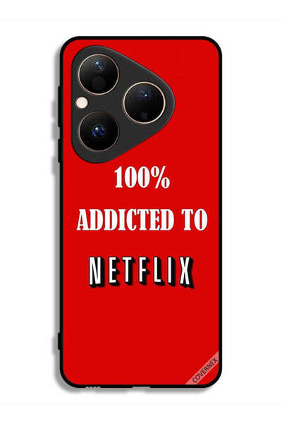 Covernex غطاء حماية لهاتف هواوي بيورا 80، مُدمن على نتفليكس بنسبة 100%