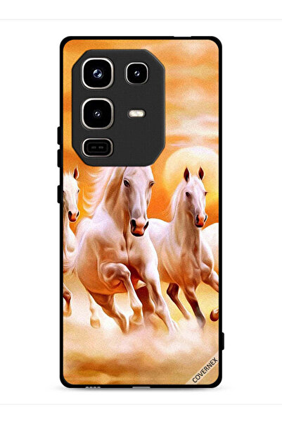 Covernex غطاء حماية لهاتف Infinix Note 50 Pro 4G بطبعة خيول تركض