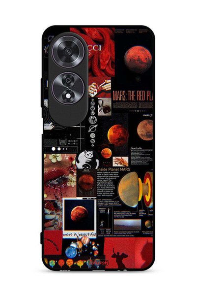 Tolwak غطاء حماية Oppo A60 بتصميم Mars Art