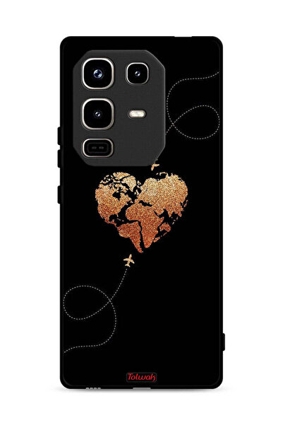 Tolwak غطاء حماية لهاتف Infinix Note 50 Pro 4G بطبعة طائرات تلامس القلب