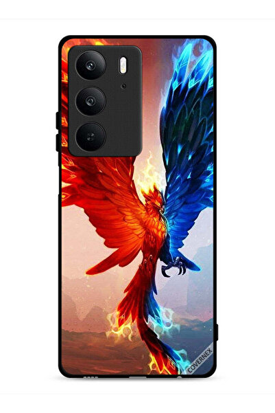 Covernex غطاء حماية لهاتف Realme C75 4G بخلفية نسر النار والماء