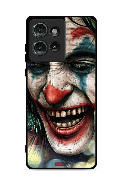 Tolwak غطاء حماية لهاتف موتورولا إيدج 50 بوجه الجوكر الضاحك