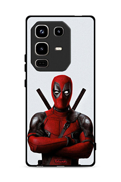 Tolwak غطاء حماية لهاتف Infinix Note 50 Pro 4G بتصميم Deadpool