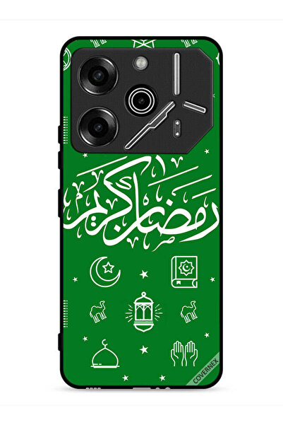 Covernex غطاء حماية لهاتف تكنو بوفا 6 برو 5G رمضان كريم أخضر