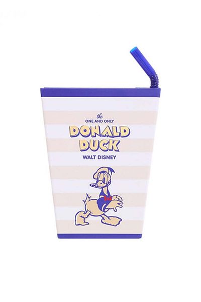 Miniso Donald Duck Cup Shaped Notebook with Pen 120 Sheets
