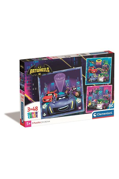 Batman Batwheels Puzzle Clementoni 3x48 pieces