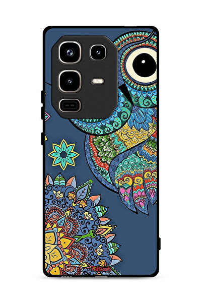 Tolwak غطاء حماية لهاتف Infinix Note 50 Pro 4G بتصميم بومة زهرية