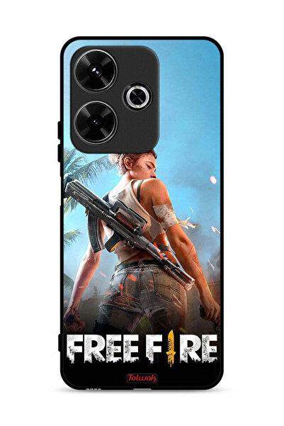 Tolwak غطاء حماية لهاتف شاومي ريدمي 13 4G فري فاير