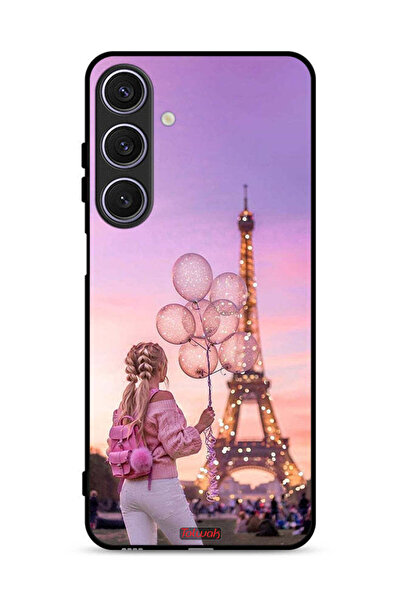 Tolwak غطاء حماية لهاتف سامسونج جالاكسي A26 عليه صورة فتاة تحمل بالونات