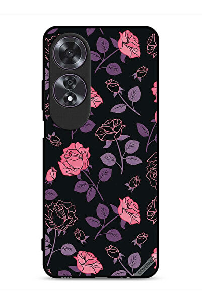 Covernex غطاء حماية لهاتف Oppo A60 بنقشة الورود القوطية الباستيل