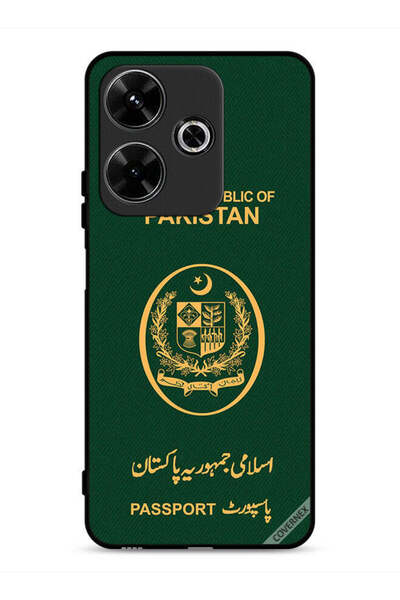 Covernex غطاء حماية لهاتف شاومي ريدمي 13 4G بنمط جواز السفر الباكستاني