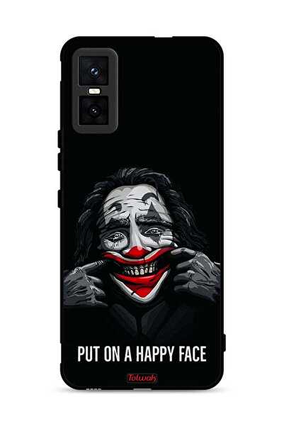 Tolwak غطاء حماية لهاتف Infinix GT 30 Pro بوجه سعيد