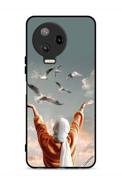 Covernex غطاء حماية لهاتف Infinix Note 12 Pro 4G بطبعة طيور طائرة