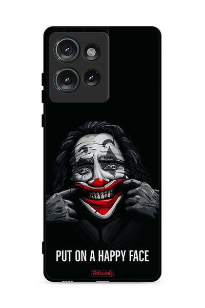 Tolwak غطاء حماية لهاتف موتورولا إيدج 50 بوجه سعيد