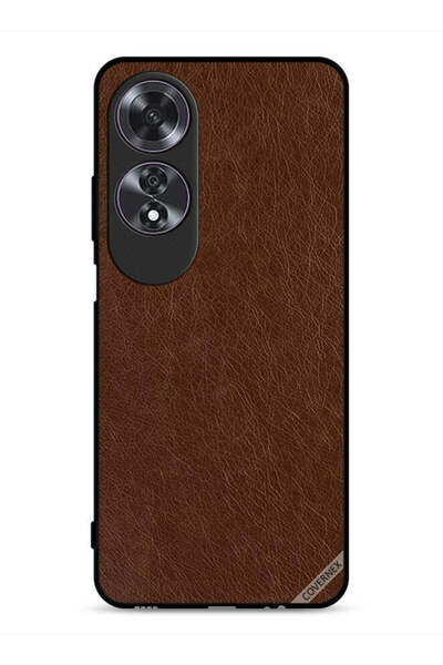 Covernex غطاء حماية جلدي بنمط لهاتف Oppo A60