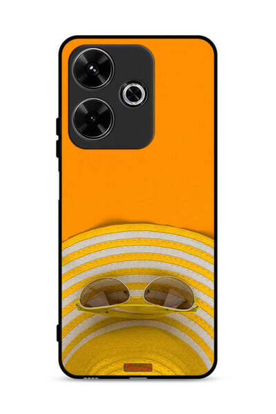 Tolwak Xiaomi Redmi 13 4G Protective Case Cover Glasses Hat