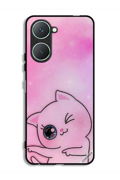 Covernex غطاء حماية لهاتف Vivo Y18i 4G بتصميم Go This Way Kitten