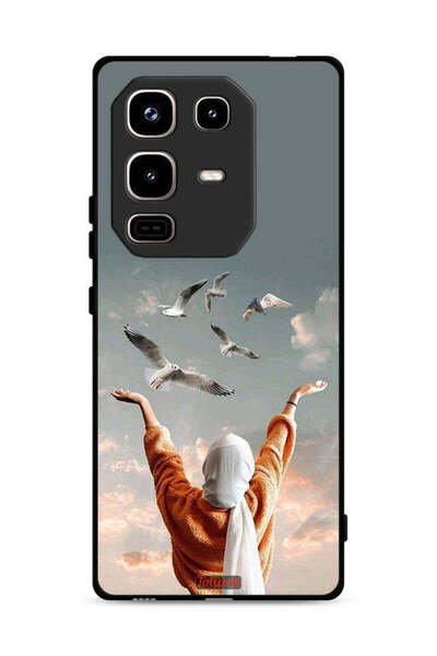 Tolwak غطاء حماية لهاتف Infinix Note 50 Pro 4G بطبعة طيور تحلق