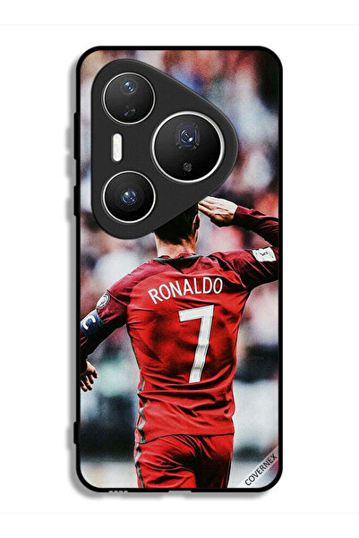 Covernex غطاء حماية لهاتف هواوي بيورا 80 برو بلس، تحية رونالدو للجمهور