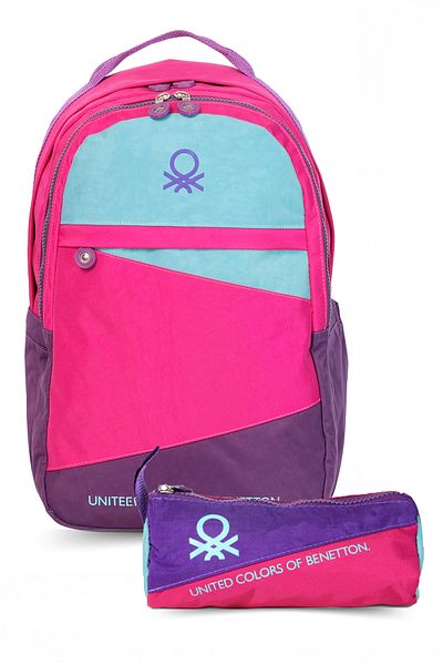 Benetton United Colors of Retro Girl Backpack Set