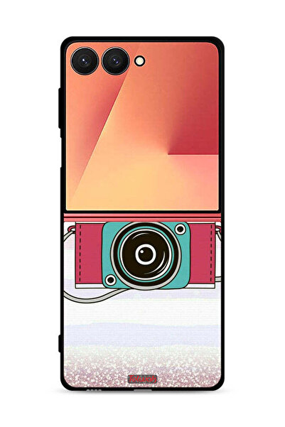 Tolwak غطاء حماية لهاتف Samsung Galaxy Z Flip7، مطبوع عليه Just Say Cheese