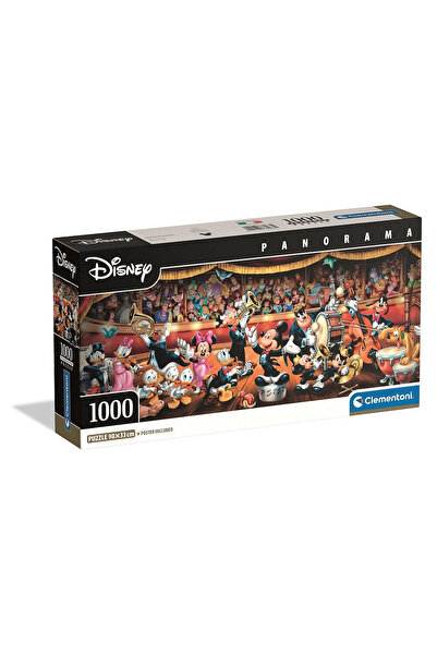 Disney Ορχήστρα Συμπαγές πανοραμικό παζλ 1000 κομματιών από την Clementoni