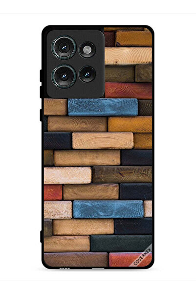 Covernex غطاء حماية خشبي لهاتف موتورولا إيدج 50