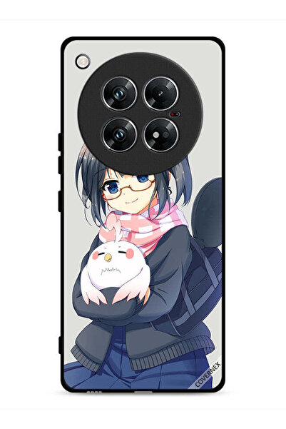 Covernex غطاء حماية لهاتف Infinix Zero 40 برسومات فتاة تحمل حيوانًا أليفًا