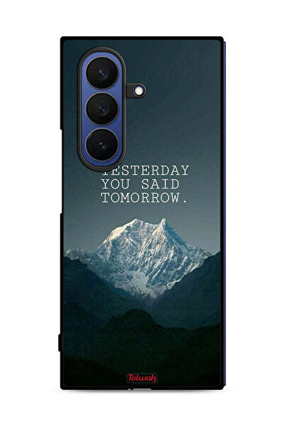 Tolwak غطاء حماية لهاتف Samsung Galaxy Z Fold7 - أمس قلت غدًا