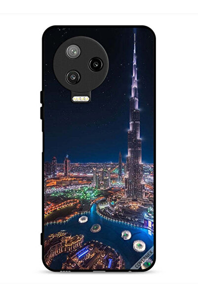 Covernex غطاء حماية لهاتف Infinix Note 12 Pro 4G بمنظر ليلي لوسط المدينة